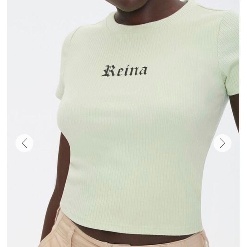 Mint Green Reina Crop Top